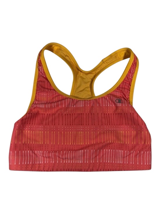 Champion Other - Champion Sports Bra Top Double Duty Style Razorback Bra Brawlettes Orange Medium